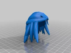 Giant Lego Girl's Hair: 2 styles - a Short and a Shoulder Length