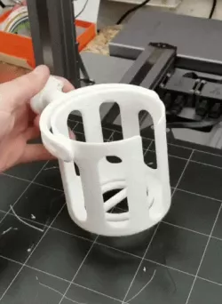 Gimballed Print-In-Place Drink Holder