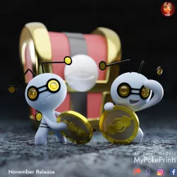 Gimmighoul 2 poses - presupported figure