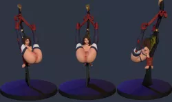 Glamorous Mech Pilot Brandi - NSFW Trapped! Pinup Solo
