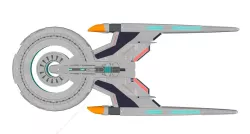 Glenn Class Refit non canon Modell 3D print model