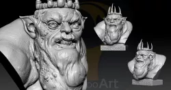 Goblin King bust