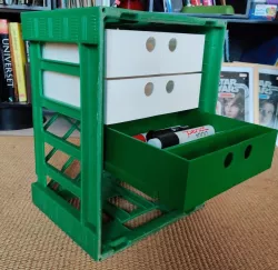 Got Milk (crate) ? draws for milk crate . Arla style.