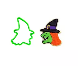 HALLOWEEN MINI COOKIE CUTTER #10 WITCH FACE COOKIE CUTTER
