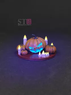 Halloween pumpkin dish