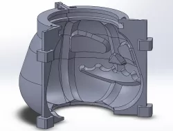 halloween pumpkin flowerpot mould