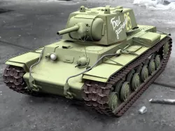 Heavy tank KV-1 rc model 1/10