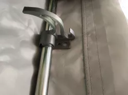 horizontal tent tube hook