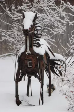 Horse Statue Night Light
