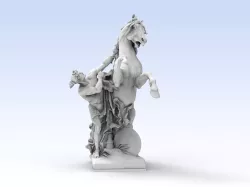Horseman at Maria-Theresia-Platz