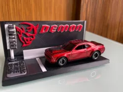Hotwheels Dodge Challenger SRT Demon Display Base