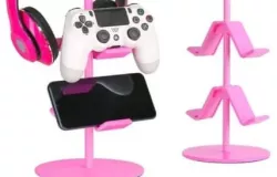 Joystick headset holders