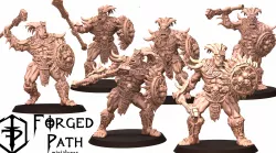 Jungle Orcs Spear and Shield Weapons