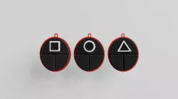 Key rings "squid game".