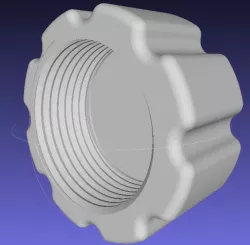 Knob GX16 female thread cap