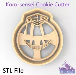 Koro-sensei from “Assassination Classroom” - Cookie Cutter STL file