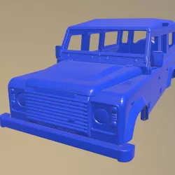LAND ROVER DEFENDER 110 2011 PRINTABLE CAR BODY