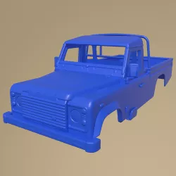LAND ROVER DEFENDER 110 PICKUP 2011 PRINTABLE CAR BODY