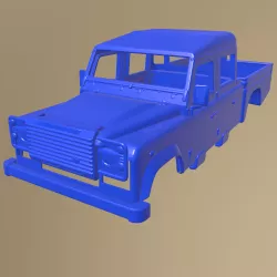 LAND ROVER DEFENDER 130 HIGH CAPACITY DOUBLE CAB PICKUP 2011 PRINTABLE CAR BODY