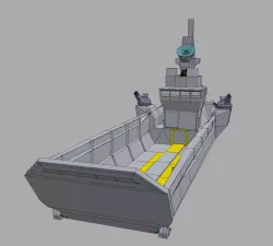 Landing barge for 6mm