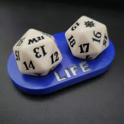 Life Counter Holder (Dual Spindown for Commander)