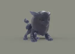 Lil' Nova Courier DOTA 2 3D Model