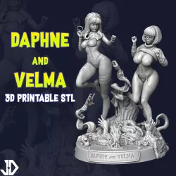 Lingerie version Daphne and Velma - 3D Printable STL
