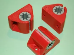 LM8UU, Igus RJ4JP y-axis bearing holder with FreeCAD files