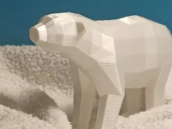 Low poly Polar Bear