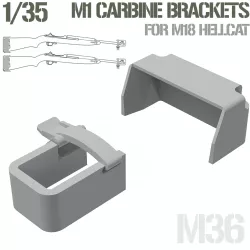M18 Hellcat M1 Carbine Brackets 1/35