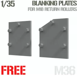 M18 Hellcat Return Roller Blanking Plates 1/35