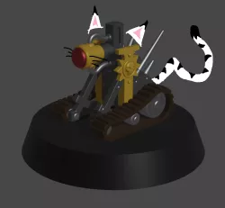 MECANICAL CAT RECONNAISSANCE DRONE