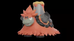 MEGA CAMERUPT - FAN ART - POKEMON FIGURINE - 3D PRINT MODEL