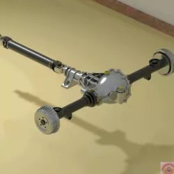 MERCEDES 300SL W198 - DRIVE SHAFT AND DIFFERENTIAL