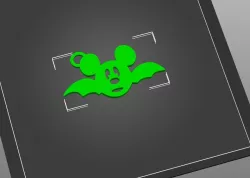 Mickey Bat Key Chain