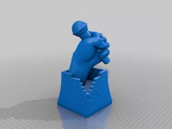 Microphone raising trophy, second model