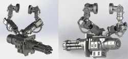 Minigun for Armor Bearer Hands to Hold