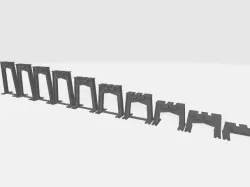 Model Train Trestles