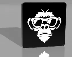 monkey lamp