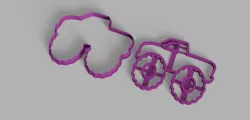 Monster Truck cookie cutter