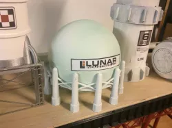 Moon Base - Hydrogen tank - Horton sphere