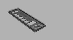 escudo motherboard io shield msi h610m s stl 3D Models | Page 1 | STLFinder