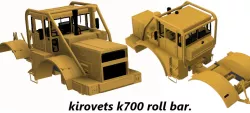 mudrunner k700 kirovets rc tractor roll bar