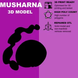 Musharna (high poly) - Pokemon