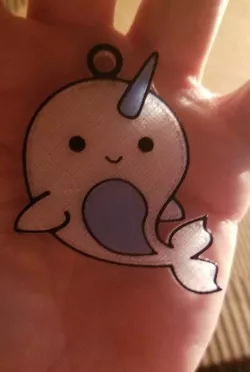 Narwhal keychain