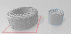 Offroad wheels for HotWheels