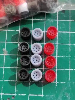 Offroad wheels for HotWheels