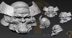 Oni Yokai Head3