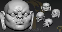 Oni Yokai Head4