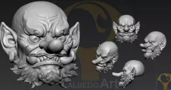 Oni Yokai Head5